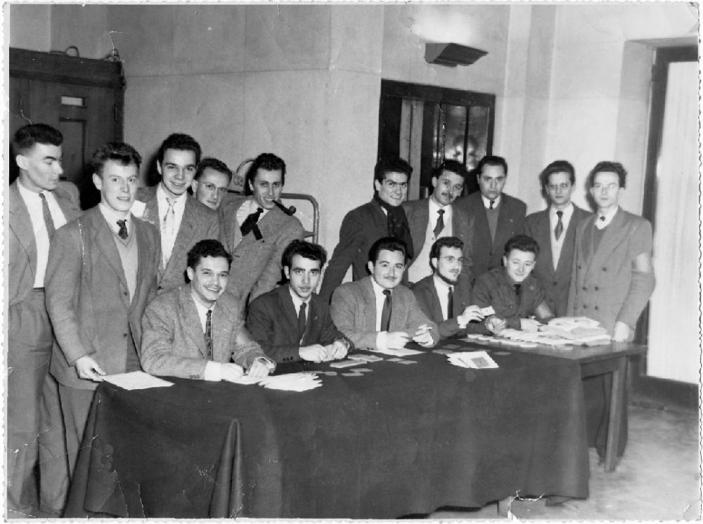 Cours Agent de Fabrication 1954-55 : photo de classe