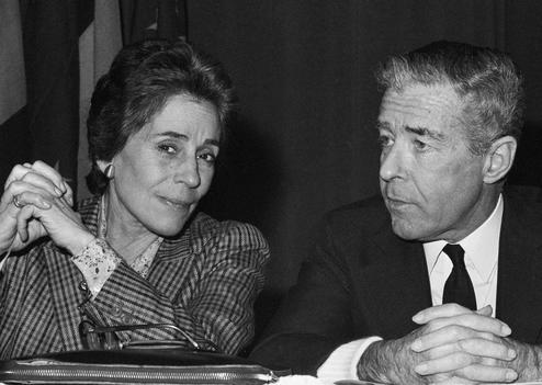 Jean-Jacques Servan-Schreiber et Françoise Giroud