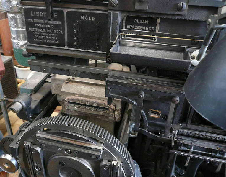 Linotype - partie fonderie