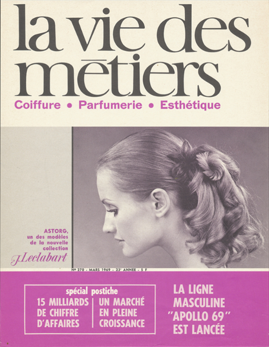 9. La vie des métiers - mars 1969 - Choix d’un rose pour le numéro Coiffure avec effet bichromie