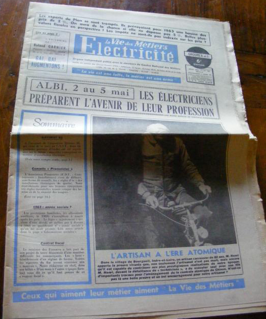La Vie des Métiers - Électricité - Juin 1963 - La formule d'origine
