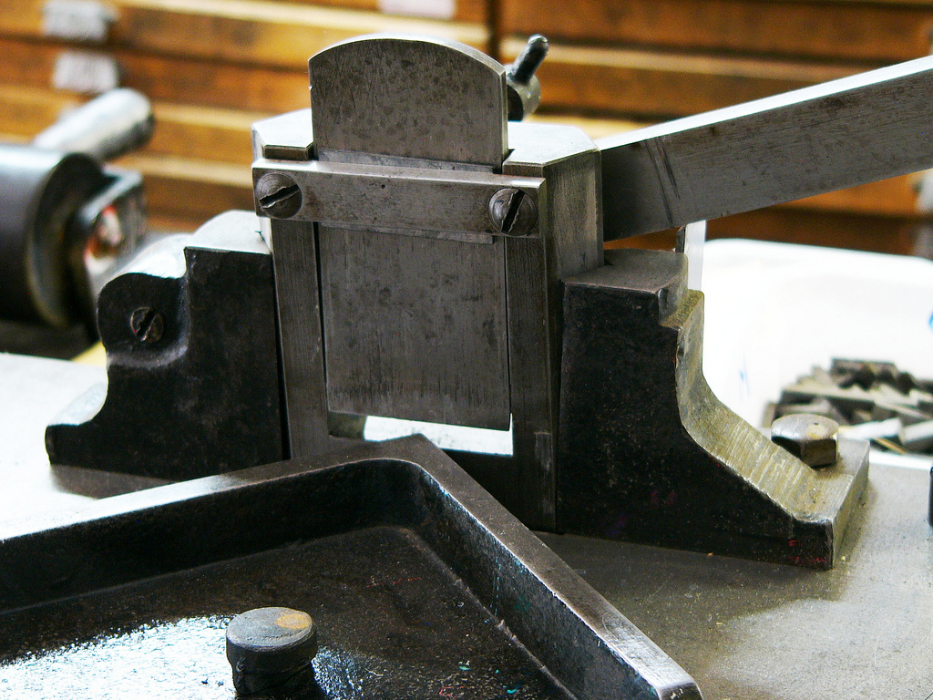 Le coupoir du typographe - Atelier typographique du Centre d’Histoire Sociale de Haute-Normandie