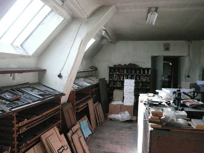 Imprimerie La Laborieuse - L'atelier typographique